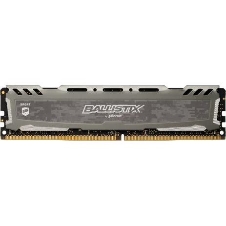 Memória Ram Ddr4 Crucial Ballistix 8Gb / 3200Mhz / 1X8 Cinza Bls8G4D32Aesbk Menor preço em Memória Ram Ddr4 Crucial Ballistix 8Gb / 3200Mhz / 1X8 Cinza Bls8G4D32Aesbk