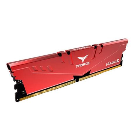 Memória RAM Desktop Gamer Team Group T-Force Vulcan Z 16GB DDR4 2666 Mhz Red TLZRD416G2666HC18H01 Menor preço em Memória RAM Desktop Gamer Team Group T-Force Vulcan Z 16GB DDR4 2666 Mhz Red TLZRD416G2666HC18H01