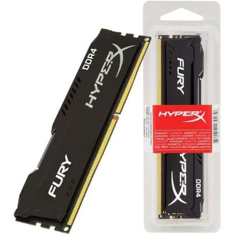 Memória Ram Kingston 4gb Ddr4 Hyperx Gamer 2400 Mhz Menor preço em Memória Ram Kingston 4gb Ddr4 Hyperx Gamer 2400 Mhz