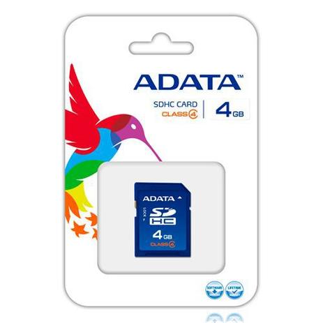 Memory CARD ADATA SD CLASS 4 4GB - 13011736 - ASDH4GCL4-R Menor preço em Memory CARD ADATA SD CLASS 4 4GB - 13011736 - ASDH4GCL4-R