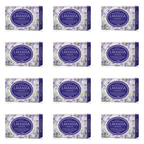 Memphis Lavanda Sabonete Barra 130g (Kit C/12) Menor preço em Memphis Lavanda Sabonete Barra 130g (Kit C/12)