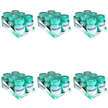 Mentos Pure Fresh Wintergreen Chiclete C/6 Potes (Kit C/06) Menor preço em Mentos Pure Fresh Wintergreen Chiclete C/6 Potes (Kit C/06)