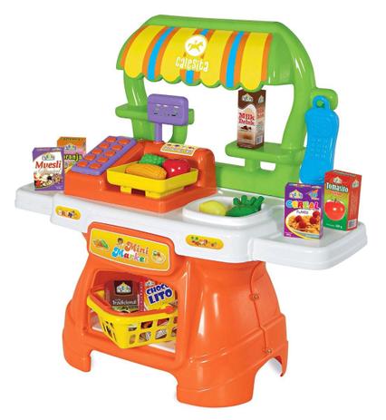 Mercadinho Feirinha Brinquedo Mini Market Calesita Menor preço em Mercadinho Feirinha Brinquedo Mini Market Calesita