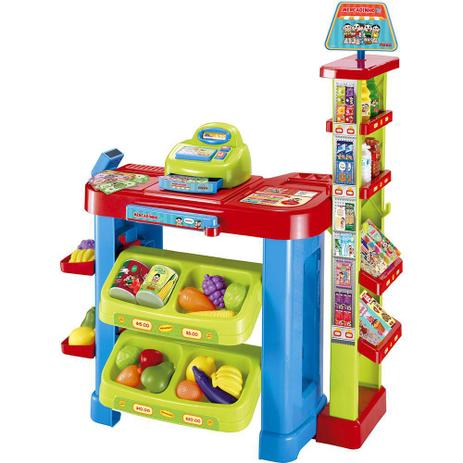 Mercadinho Infantil Com Caixa Registradora Turma da Mônica Belfix Menor preço em Mercadinho Infantil Com Caixa Registradora Turma da Mônica Belfix