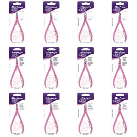 Merheje Basic Rosa Alicate De Cutícula (Kit C/12) Menor preço em Merheje Basic Rosa Alicate De Cutícula (Kit C/12)