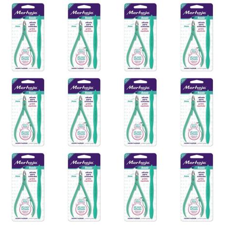 Merheje Basic Verde Alicate De Cutícula + Espátula (Kit C/12) Menor preço em Merheje Basic Verde Alicate De Cutícula + Espátula (Kit C/12)