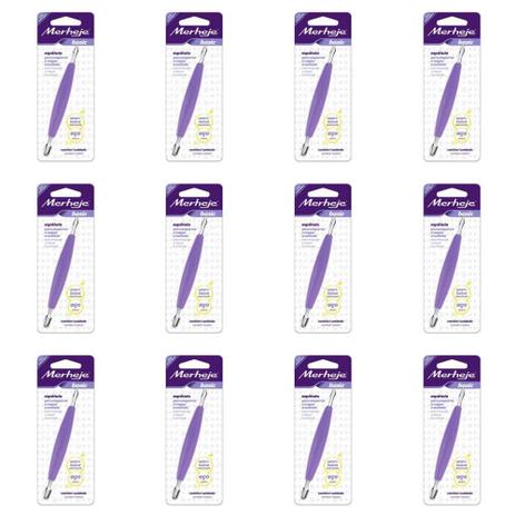Merheje Lilás Espátula Manicure (Kit C/12) Menor preço em Merheje Lilás Espátula Manicure (Kit C/12)