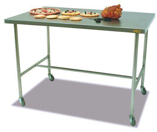 Mesa Auxiliar Fritomaq Inox com Rodas 70x40x75cm Menor preço em Mesa Auxiliar Fritomaq Inox com Rodas 70x40x75cm