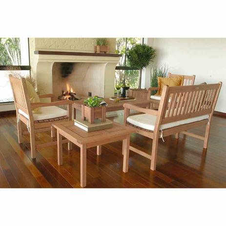 Mesa Auxiliar Ipanema 60 x 60 cm em Madeira Mestra Móveis Menor preço em Mesa Auxiliar Ipanema 60 x 60 cm em Madeira Mestra Móveis