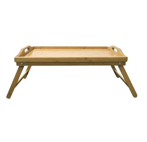 Mesa bandeja de bambu retangular com alça e pés 50x30x24,3cm - Fwb Menor preço em Mesa bandeja de bambu retangular com alça e pés 50x30x24,3cm - Fwb