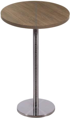 Mesa Bistro Georgia 70 cm Tampo Imbuia Redondo Base Inox - 37640 - Sun house Menor preço em Mesa Bistro Georgia 70 cm Tampo Imbuia Redondo Base Inox - 37640 - Sun house