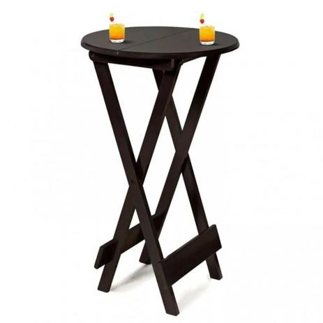 Mesa Bistrô Madeira Maciça Dobrável 55x99 Redonda Premium Preto - MS Moveis é ruim? Mesa Bistrô Madeira Maciça Dobrável 55x99 Redonda Premium Preto - MS Moveis é boa?