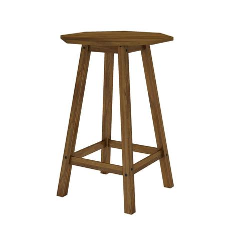Mesa Bistrô Octagonal Imperial Imbuia Fosco 9361 Móveis MPO Menor preço em Mesa Bistrô Octagonal Imperial Imbuia Fosco 9361 Móveis MPO