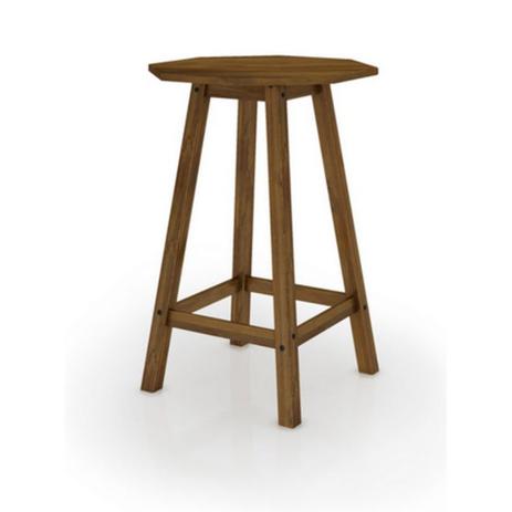 Mesa Bistrô Octogonal MPO Imperial Imbuia Fosco Madeira Maciça Menor preço em Mesa Bistrô Octogonal MPO Imperial Imbuia Fosco Madeira Maciça