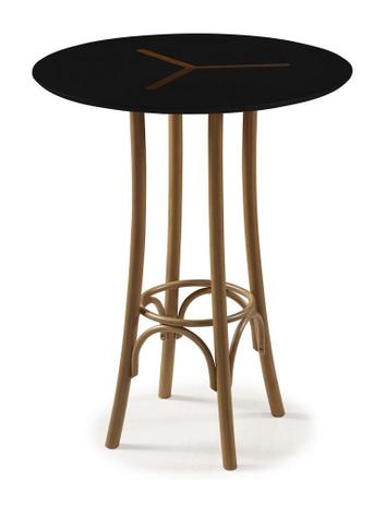 Mesa Bistrô Opzione Alta Palha e Preto - Máxima Menor preço em Mesa Bistrô Opzione Alta Palha e Preto - Máxima