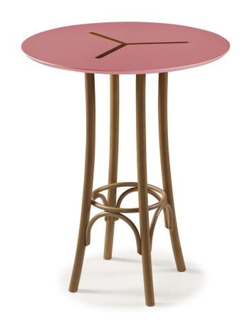Mesa Bistrô Opzione Alta Palha e Rosa New - Máxima Menor preço em Mesa Bistrô Opzione Alta Palha e Rosa New - Máxima
