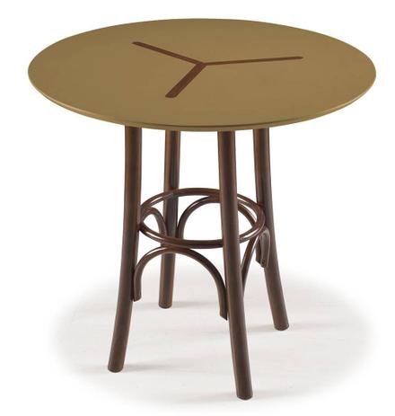 Menor preço em Mesa Bistro Opzione Baixa Cor Imbuia Com Marrom Claro -29039 - Sun house