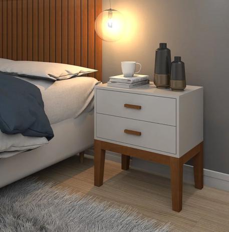 Mesa Cabeceira 2 Gavetas Moderno Classico OffWhite - Start Home Shop Menor preço em Mesa Cabeceira 2 Gavetas Moderno Classico OffWhite - Start Home Shop