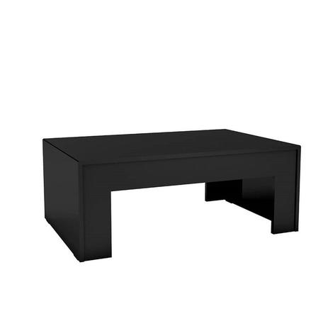 Mesa Centro Tb31 L: 90 x A: 36 x P: 60 Pp - Preto Brilho Dalla Costa Menor preço em Mesa Centro Tb31 L: 90 x A: 36 x P: 60 Pp - Preto Brilho Dalla Costa
