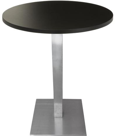 Mesa Colorado 60 cm Tampo Redondo Preto Base Inox - 34382 - Sun house é boa?