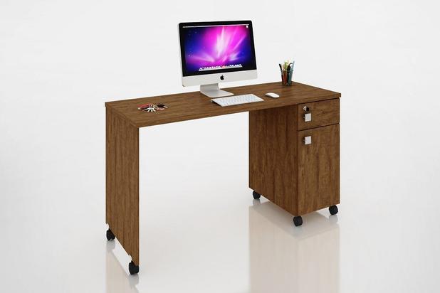 Mesa Computador Office Malta Amêndoa - Lukaliam é boa?