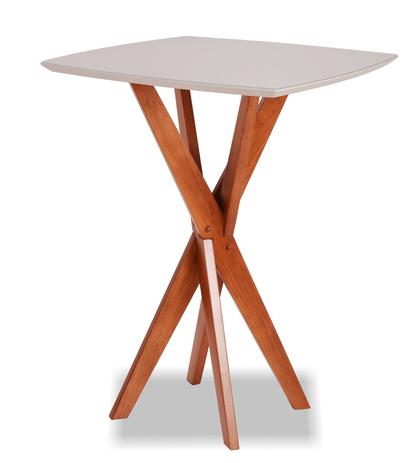 Mesa de Bar Imperatriz Bistrô Quadrada Com Vidro 80x80cm Pinhão / Fendi Claro - Kasa Requinte Menor preço em Mesa de Bar Imperatriz Bistrô Quadrada Com Vidro 80x80cm Pinhão / Fendi Claro - Kasa Requinte