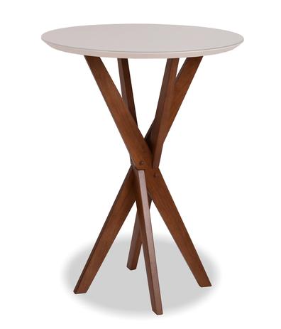 Mesa de Bar Imperatriz Bistrô Redonda Com Vidro 70x70cm Capuccino / Fendi Claro - Kasa Requinte Menor preço em Mesa de Bar Imperatriz Bistrô Redonda Com Vidro 70x70cm Capuccino / Fendi Claro - Kasa Requinte