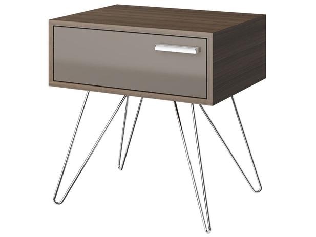 Mesa de Cabeceira 1 Gaveta Allegra 881 - Móveis Carraro