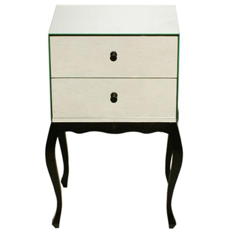Mesa de Cabeceira Espelhado Moderno Vidro Quarto ALS 76 - Allstate Menor preço em Mesa de Cabeceira Espelhado Moderno Vidro Quarto ALS 76 - Allstate