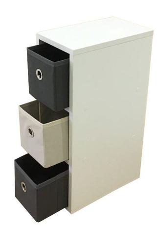 Mesa de Cabeceira gaveteiro com 3 gavetas - OrganiBox - 18x55x30cm é boa?