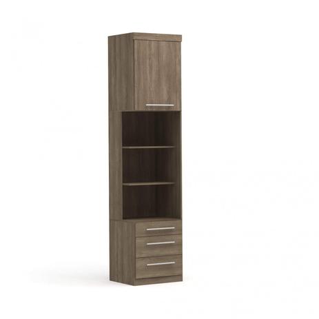 Mesa de Cabeceira Modulado 1 Porta 3 Gavetas A527 Smart Kappesberg Nogal Menor preço em Mesa de Cabeceira Modulado 1 Porta 3 Gavetas A527 Smart Kappesberg Nogal