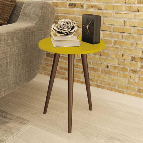 MESA DE CANTO RETRô RT3099 AMARELO - MóVEL BENTO - Movel bento é ruim? MESA DE CANTO RETRô RT3099 AMARELO - MóVEL BENTO - Movel bento é boa?