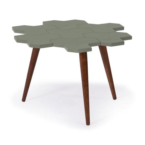 Mesa de Centro Colméia Madeira Com Cinza Maxima Menor preço em Mesa de Centro Colméia Madeira Com Cinza Maxima