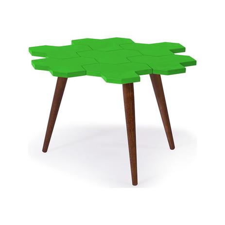 Mesa de Centro Colméia Verde Limão - Máxima Menor preço em Mesa de Centro Colméia Verde Limão - Máxima