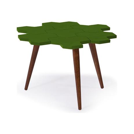 Mesa de Centro Colméia Verde Musgo - Máxima Menor preço em Mesa de Centro Colméia Verde Musgo - Máxima