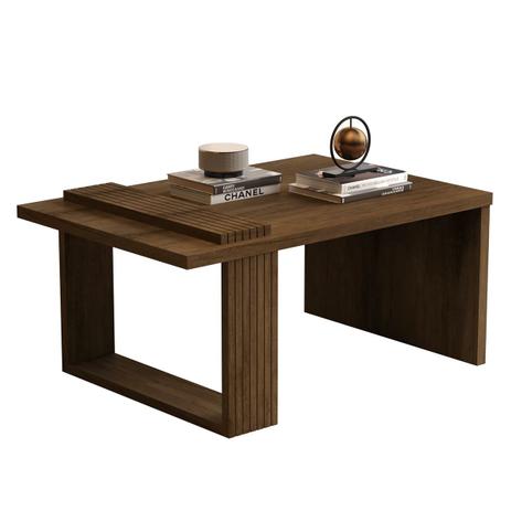 Mesa De Centro JB 8020 Luxo Canela JB Bechara Menor preço em Mesa De Centro JB 8020 Luxo Canela JB Bechara