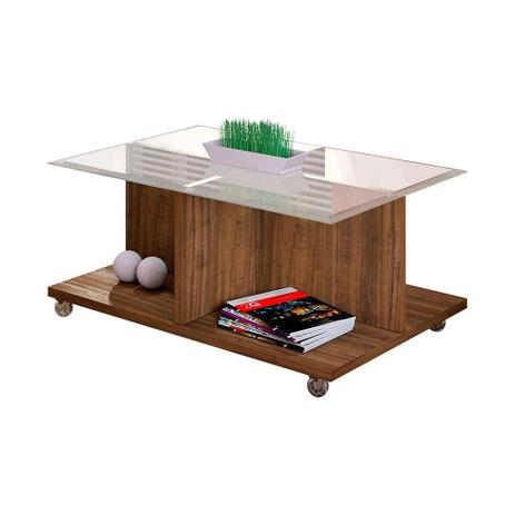 Mesa de Centro Onix G Ameixa Negra - Knr móveis Menor preço em Mesa de Centro Onix G Ameixa Negra - Knr móveis
