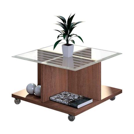 Mesa de Centro Onix P Carvalho Évora - Knr móveis Menor preço em Mesa de Centro Onix P Carvalho Évora - Knr móveis