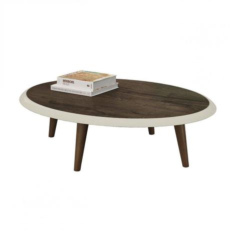 Mesa De Centro Redonda Retrô Aura Cacau/off Jcm - Jcm movelaria é ruim? Mesa De Centro Redonda Retrô Aura Cacau/off Jcm - Jcm movelaria é boa?