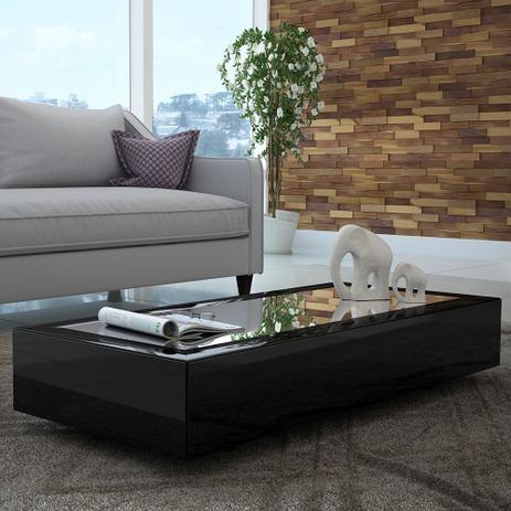 Mesa de Centro Tb74 Pp Preto Brilho - Dalla Costa Menor preço em Mesa de Centro Tb74 Pp Preto Brilho - Dalla Costa