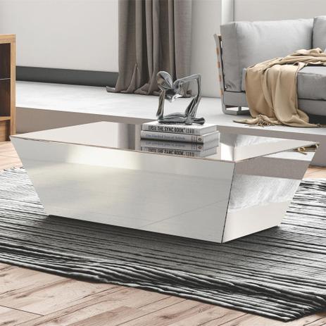 Mesa de Centro Trapezio Tb80 Espelhada - Dalla costa Menor preço em Mesa de Centro Trapezio Tb80 Espelhada - Dalla costa
