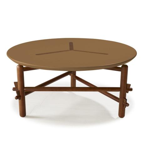 Mesa de Centro Twist 761 Cacau/Marrom Médio - Máxima móveis Menor preço em Mesa de Centro Twist 761 Cacau/Marrom Médio - Máxima móveis