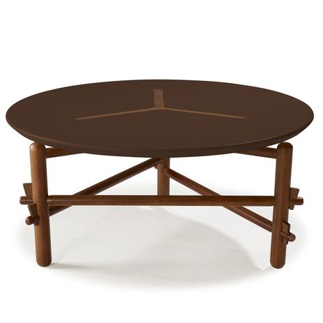 Mesa de Centro Twist Maxima Cacau/Marrom Escuro Menor preço em Mesa de Centro Twist Maxima Cacau/Marrom Escuro