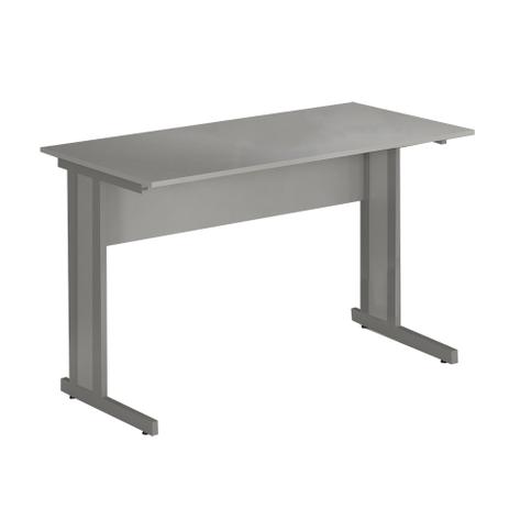Mesa de Escritório New City Cinza 120 cm - Gebb work Menor preço em Mesa de Escritório New City Cinza 120 cm - Gebb work