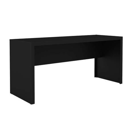 Menor preço em Mesa de Escritório Retangular Franklin Preto - Mobly