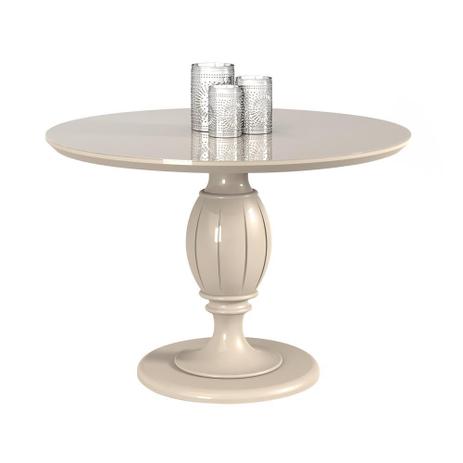Mesa de Jantar Agger Redonda 130x130 cm Off White - Wood prime - vm Menor preço em Mesa de Jantar Agger Redonda 130x130 cm Off White - Wood prime - vm