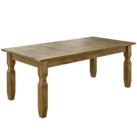 Mesa de Jantar Corona Rústica 1,82 m Ideal P/ Area Externa - Madeira Maciça - Deiss Menor preço em Mesa de Jantar Corona Rústica 1,82 m Ideal P/ Area Externa - Madeira Maciça - Deiss