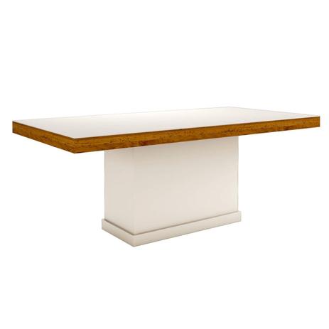 Mesa de Jantar Nápoles 180cmx90cm Móveis Clement Ravelli/Off White Menor preço em Mesa de Jantar Nápoles 180cmx90cm Móveis Clement Ravelli/Off White