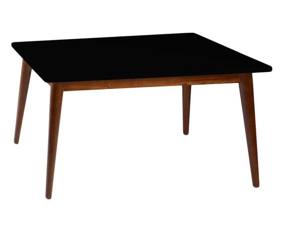 Menor preço em Mesa de Jantar Novita Cacau e Preta - 180x90cm - Maxima