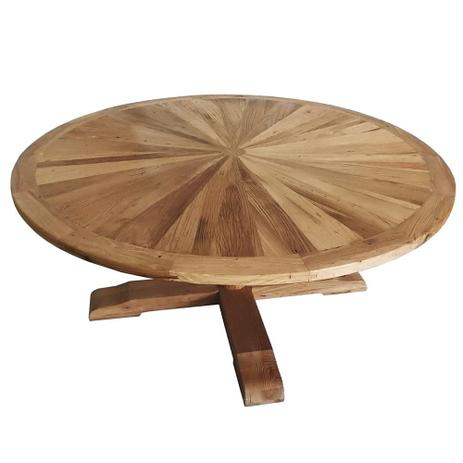 Mesa de Jantar Redonda em Madeira - Prime home decor Menor preço em Mesa de Jantar Redonda em Madeira - Prime home decor